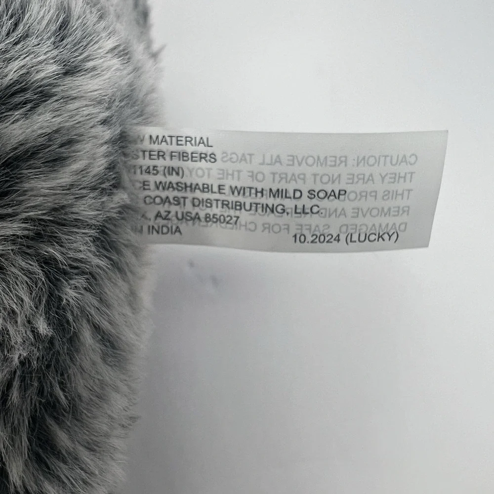 PetSmart Dog Toy Gray‎ Cat Plush 11